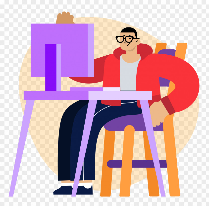 Working Work Desk PNG