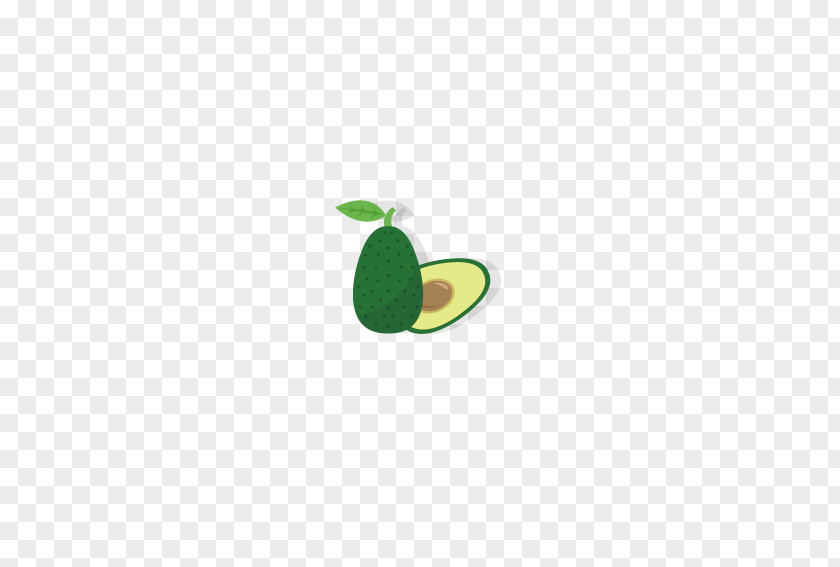 Avocado Logo Green Font PNG