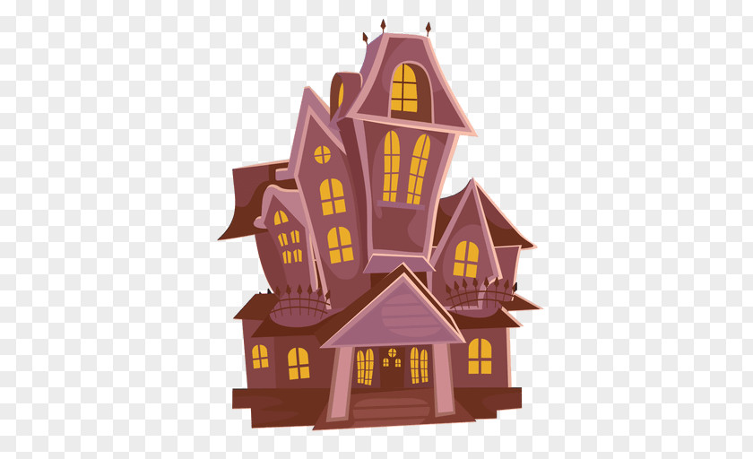 Cartoon Castle Haunted House Clip Art PNG