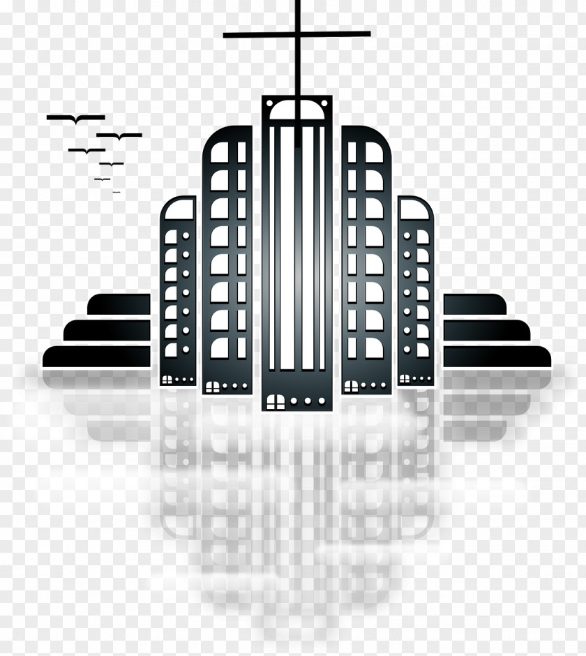 Church Art Deco Building Nouveau Clip PNG