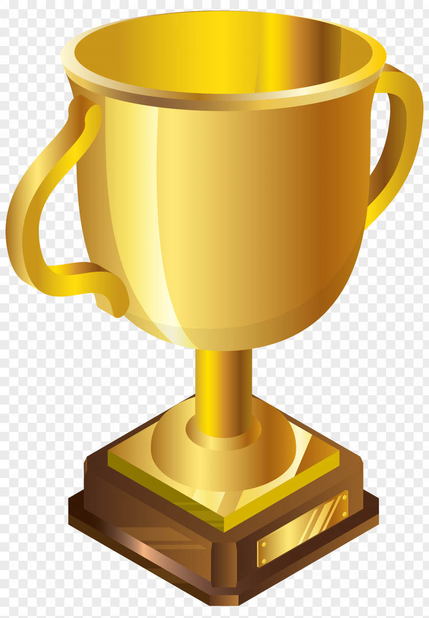 Golden Cup Trophy Clip Art PNG