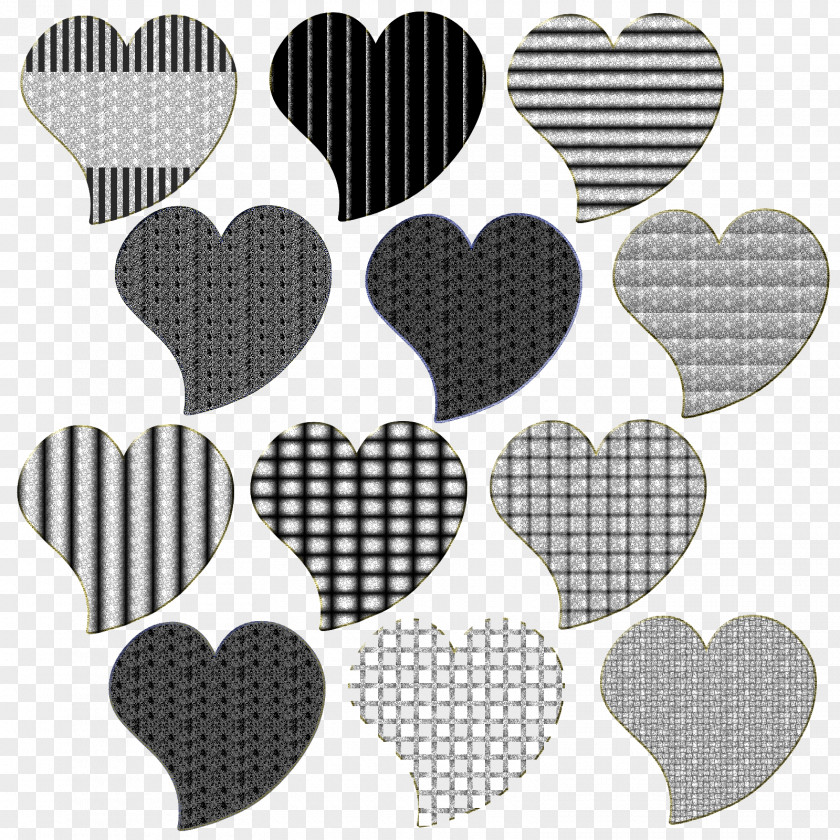 Heart Black And White History PNG