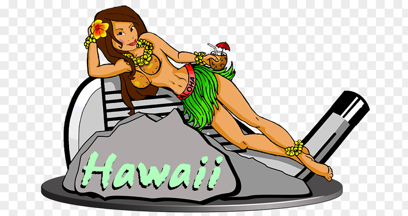 Hula Hawaii Aloha Tiki Clip Art PNG