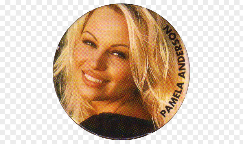 Pamela Anderson Blond Hair Coloring Brown Long PNG