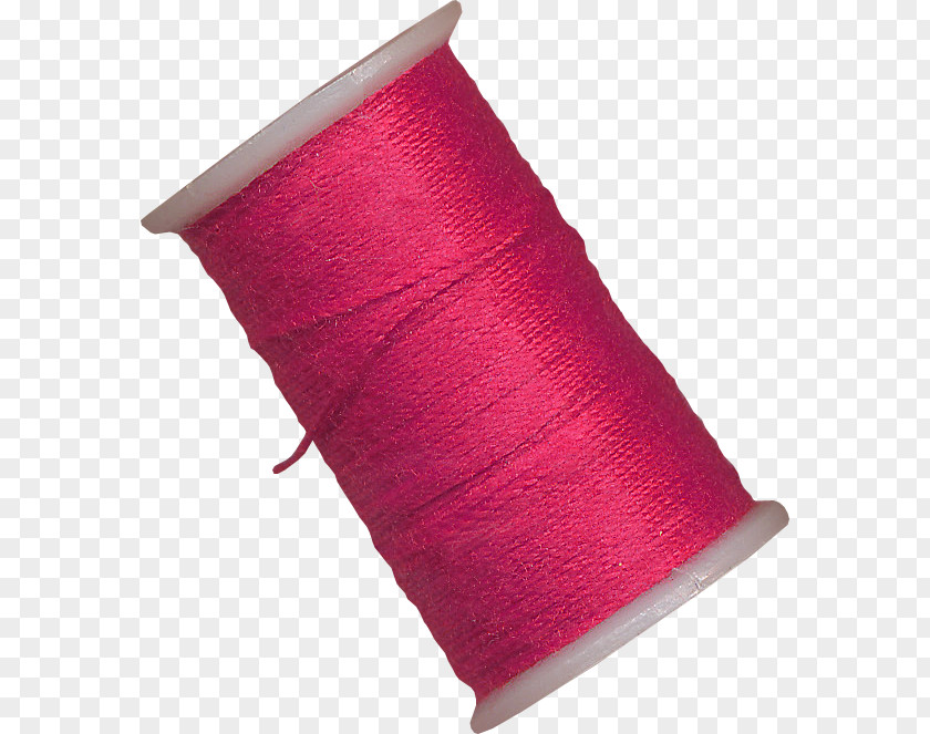 Red Needle Cylinder Sewing Clip Art PNG