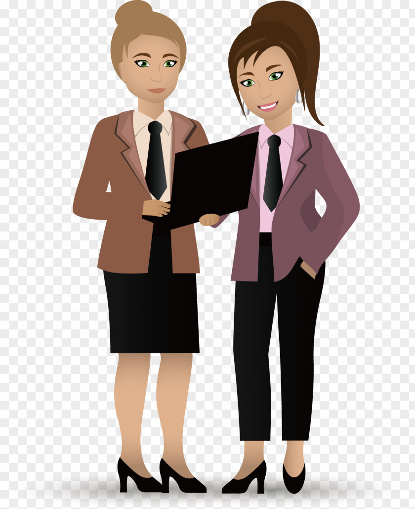 Vector Business People Cartoon Download Icon PNG