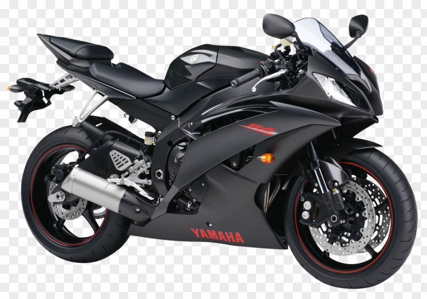 Yamaha R6 Black Sport Bike Motor Company YZF-R6 Motorcycle High-definition Television Wallpaper PNG