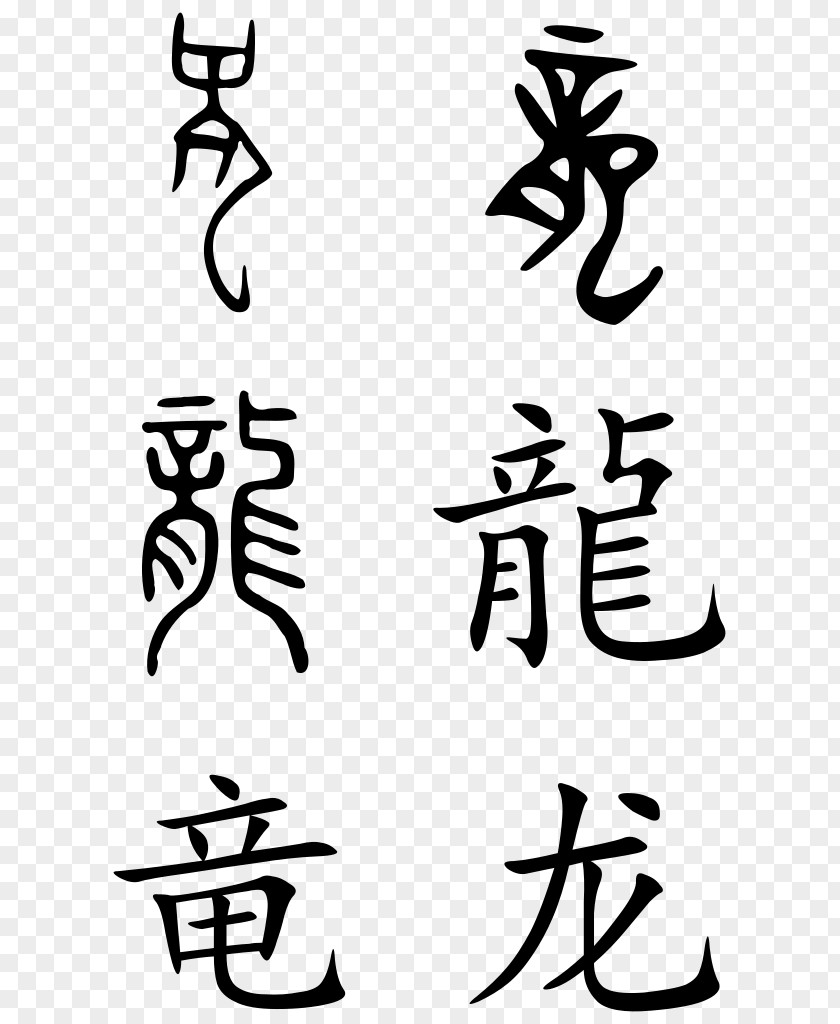 Chinese Dragon China Characters PNG
