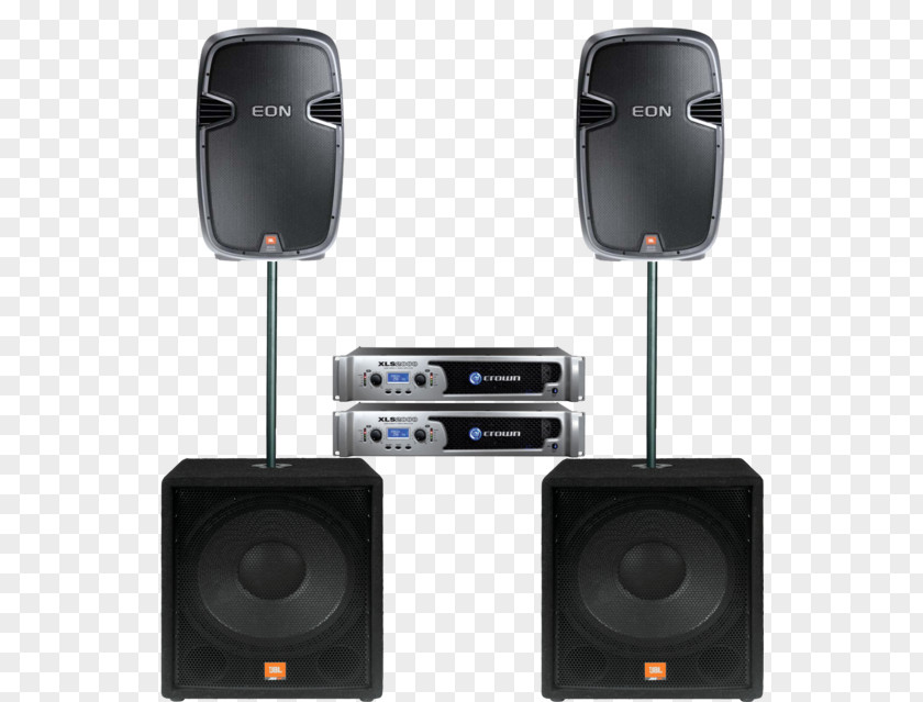 Dj Set Audio Loudspeaker Computer Speakers Sound Subwoofer PNG