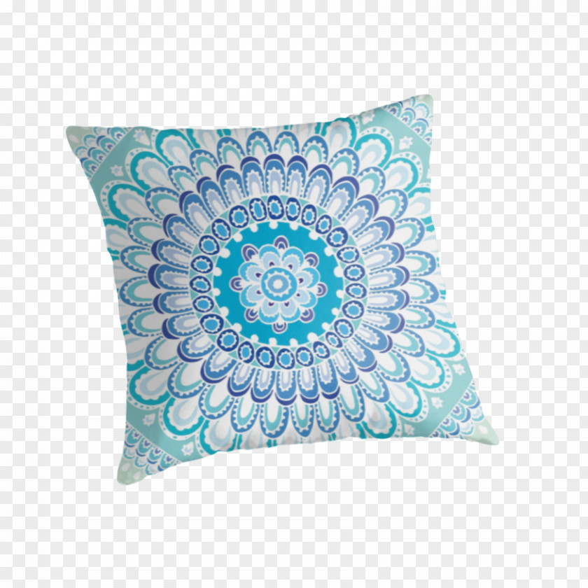 Green Pillow Throw Pillows Cushion Turquoise Rectangle PNG