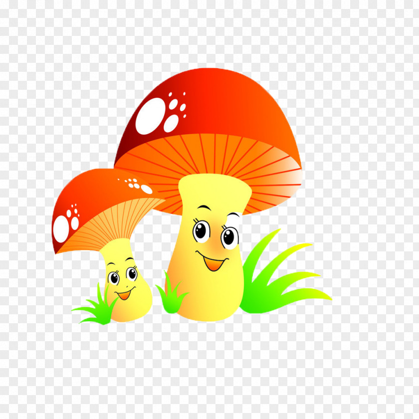 Mushroom,lovely,Cartoon,color Cartoon Mushroom PNG