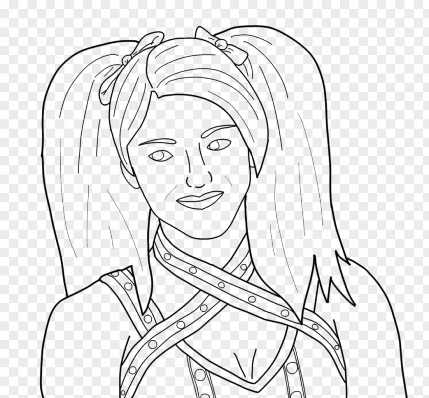 Alexa Bliss Drawing Line Art /m/02csf Ear White PNG