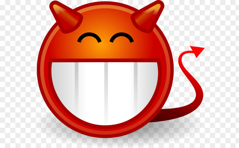 Devil Smiley Emoticon Clip Art PNG