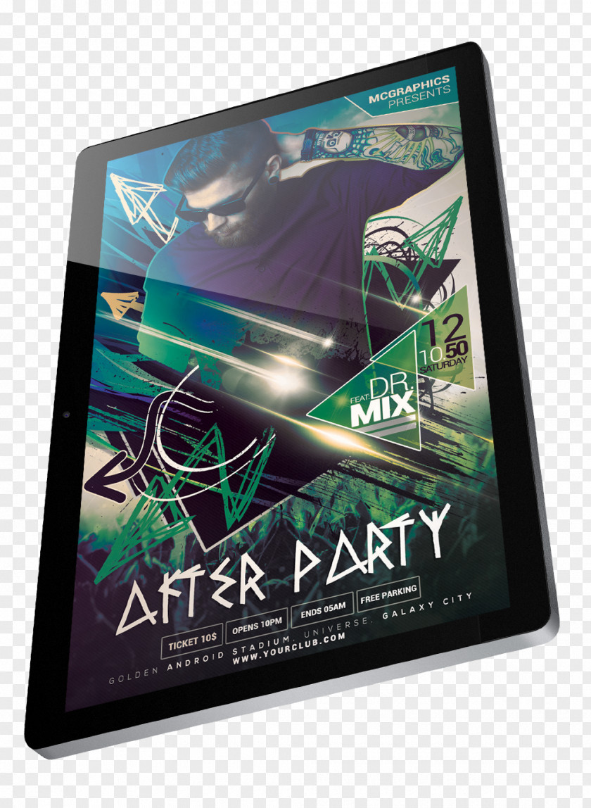 Electro Sound Party Flyer Display Advertising Poster Brand Technology PNG