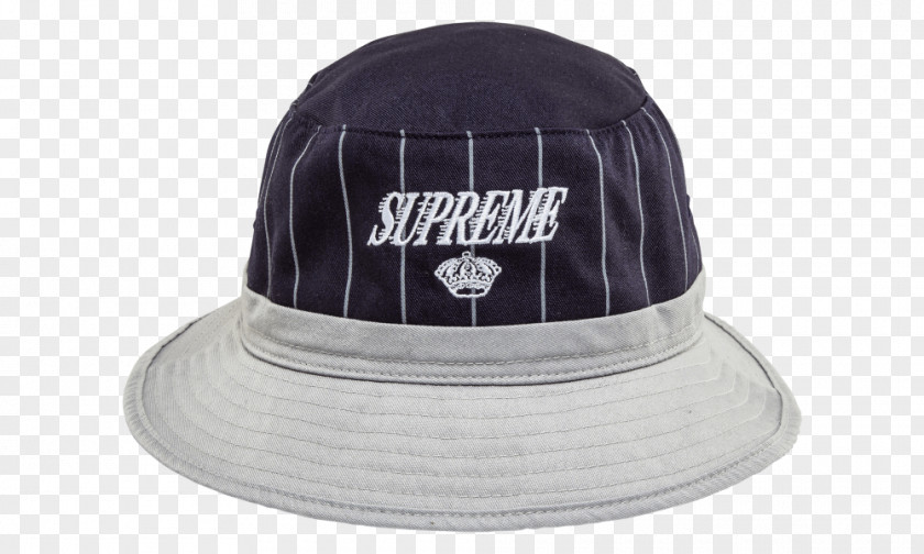 SU0446, Men's, Size: Md-Lg, Blue Product DesignHat Hat Supreme Pinstripe Crusher PNG