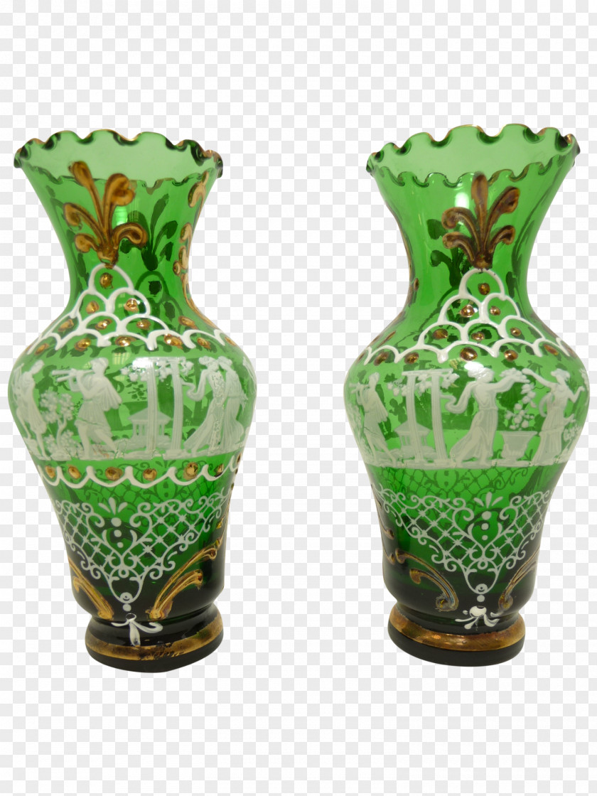 Vase Glass Italy Art Pitcher PNG