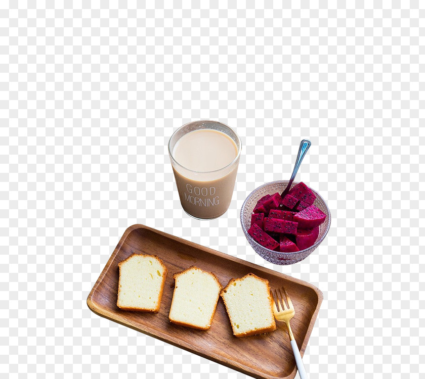 Breakfast Hamburger Coffee Milk Pound Cake PNG