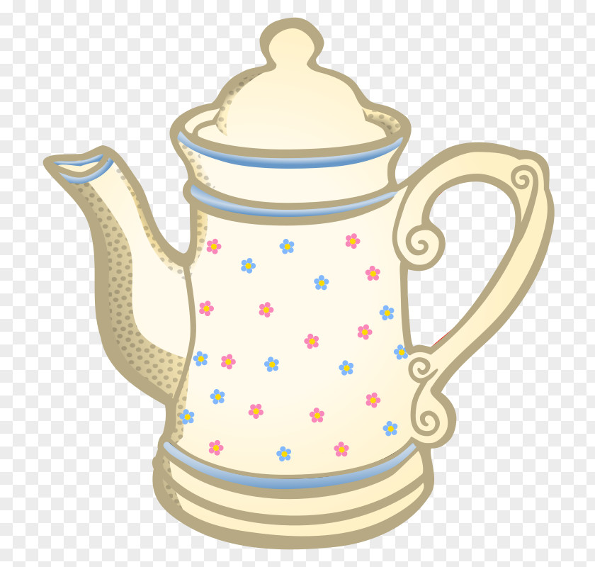 Bule Teapot Clip Art PNG