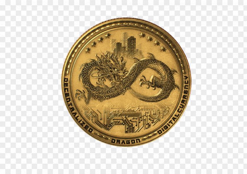 Coin Initial Offering Dragon Coins Blockchain Cryptocurrency PNG