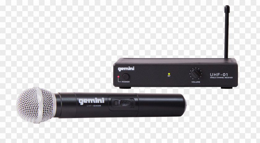 Gemini Wireless Microphone Audio Sound Products Ultra High Frequency PNG