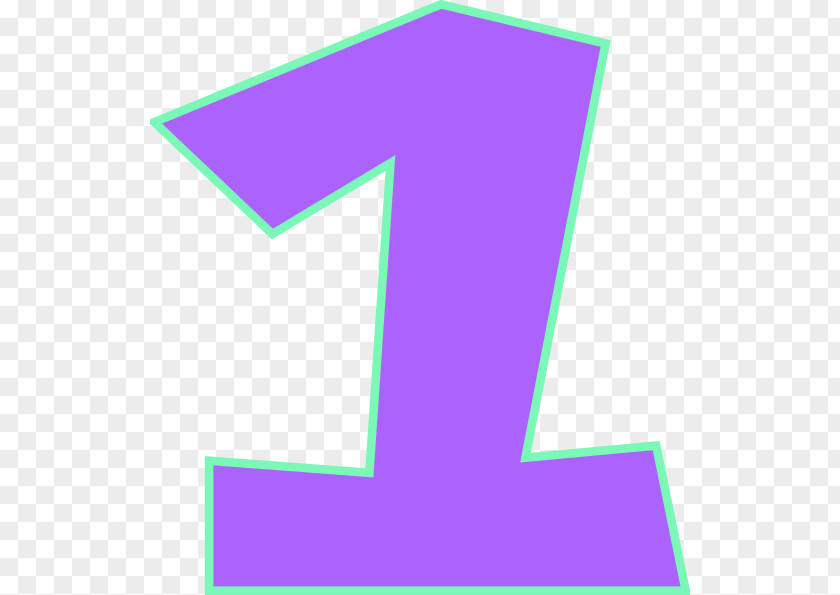 Number One Clip Art PNG