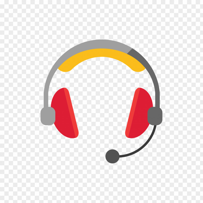 Vector Headphones Loudspeaker Icon PNG