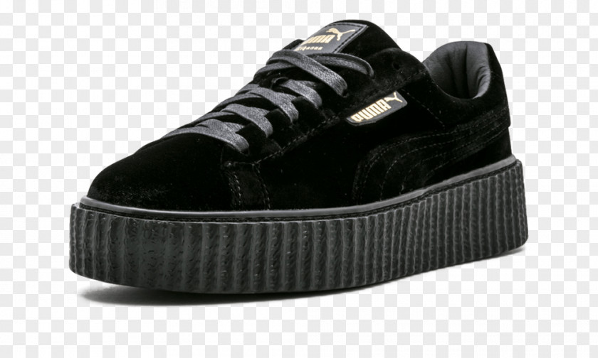 Velvet Creepers Sports Shoes PUMA FENTY X Cleated Sneakers Brothel Creeper PNG
