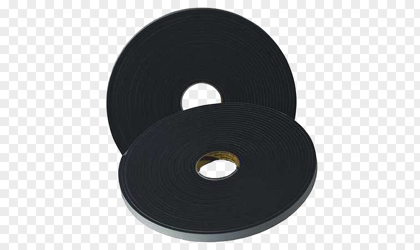 Black Adhesive Tape Foam Product Solid PNG