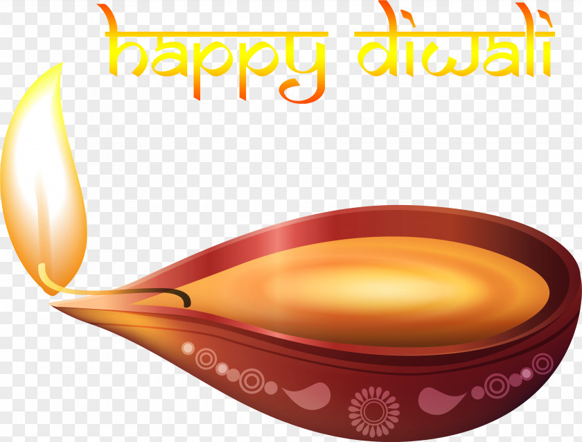 Bowl Orange Diwali Cartoon PNG