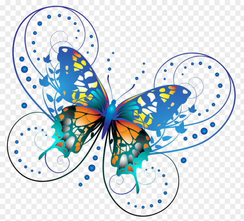Butterfly Monarch Malowane Slowa Brush-footed Butterflies Clip Art PNG