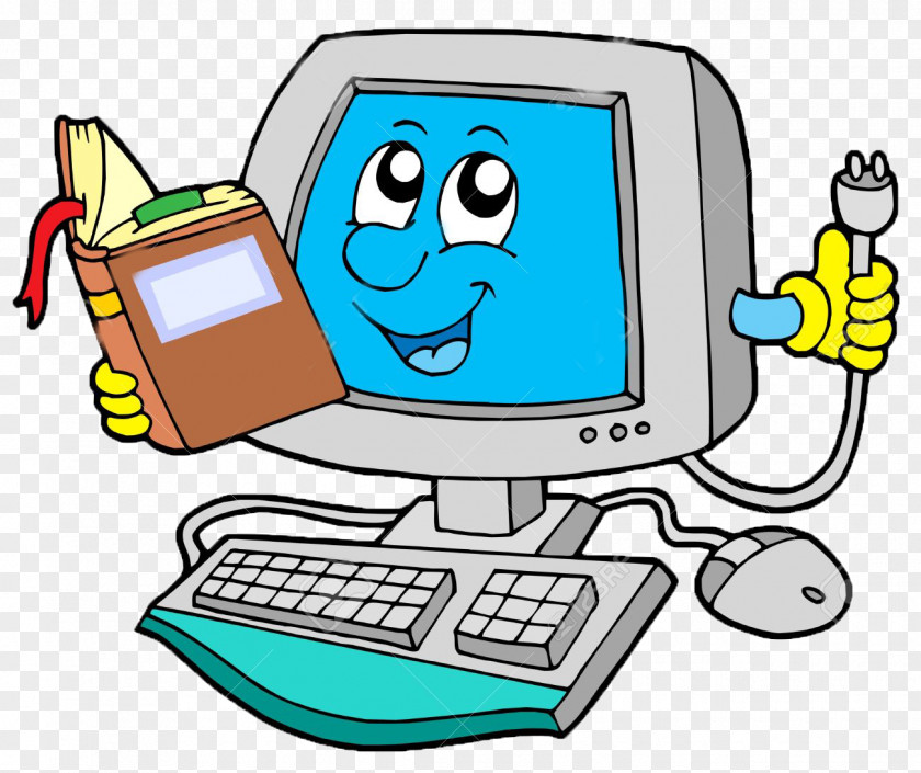 Computer Laptop Cartoon Clip Art PNG