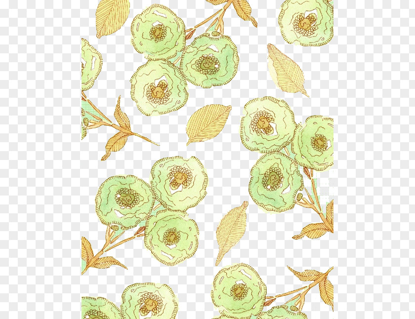 Green Flowers Computer File PNG