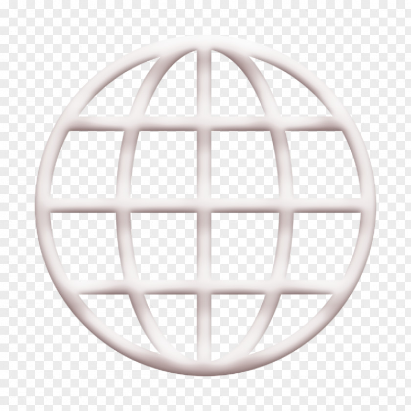 Online Marketing Icon Earth Globe World Grid PNG