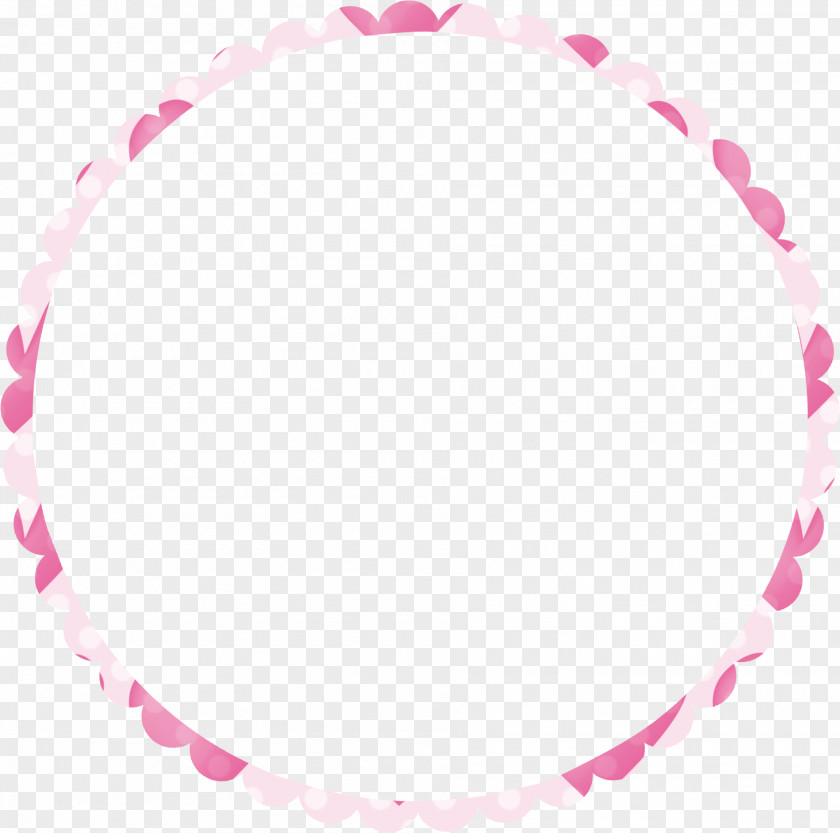 Pink Lace Ring Circle Clip Art PNG