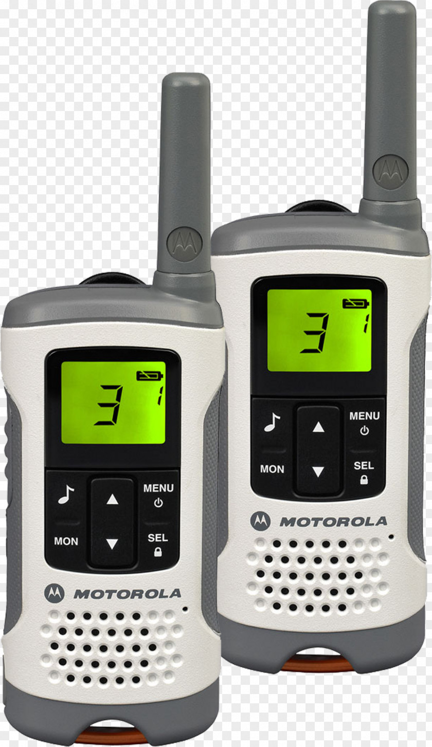 Radio Motorola TLKR Walkie Talkie Walkie-talkie Two-way PMR446 PNG