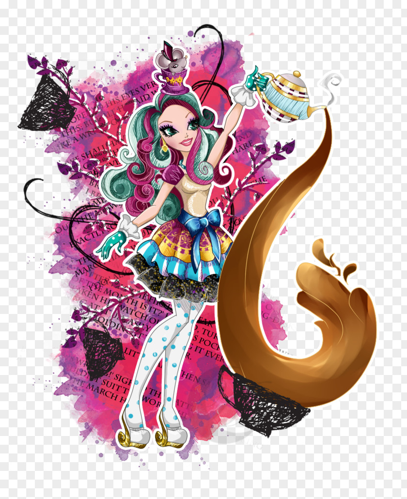 Tea Posters Ever After High Fan Art The Mad Hatter Drawing PNG