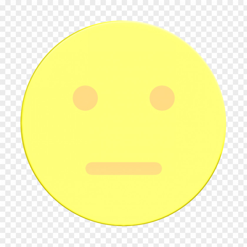 Emoticon Icon Neutral PNG