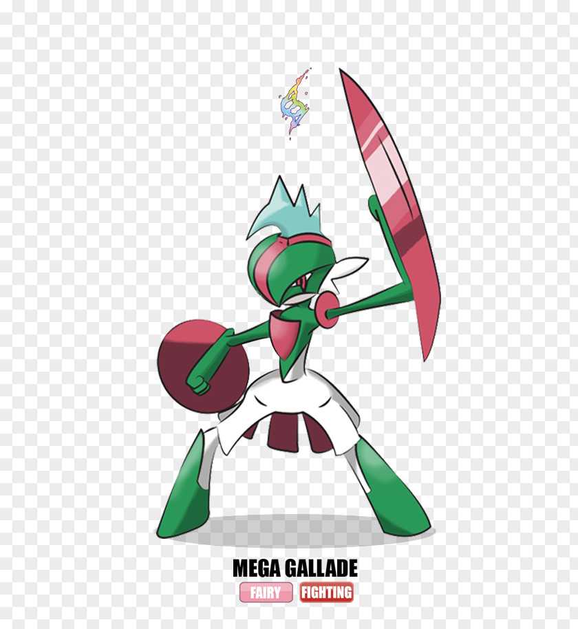 Gallade Gardevoir Megaevolution Art PNG