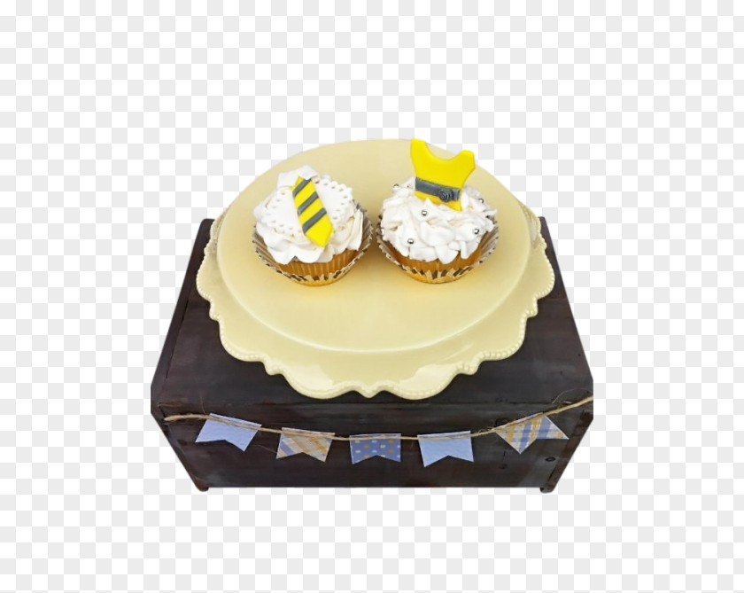 Gender Reveal Buttercream Petit Four Cupcake Flavor Baking PNG