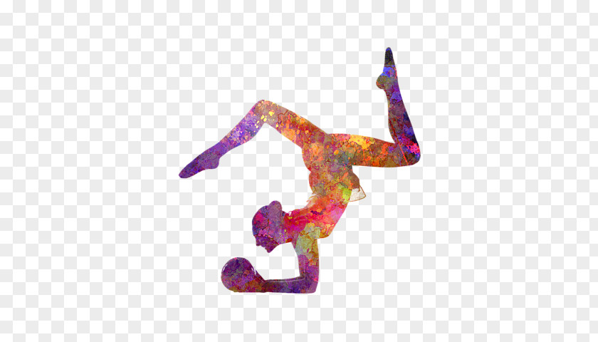 Gymnastics Rhythmic Sport Artistic Silhouette PNG
