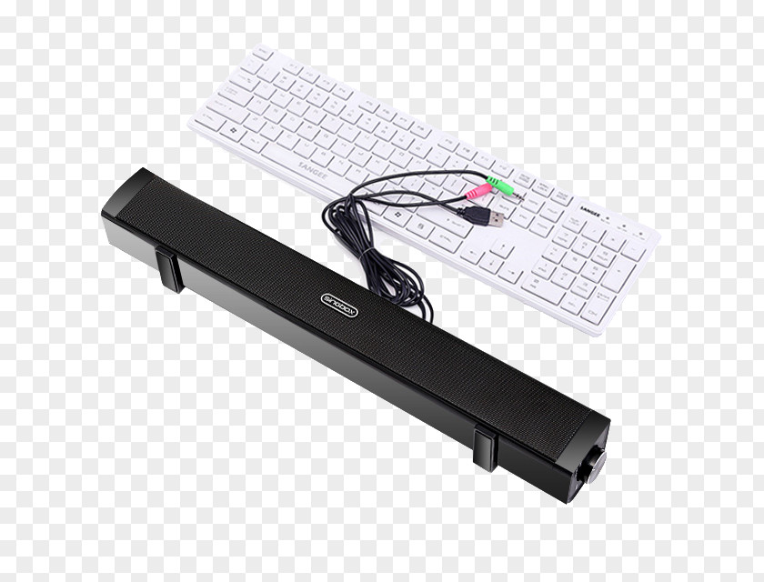 Keyboard And Sound Loudspeaker Audio Electronics Taobao Computer Speakers Subwoofer PNG