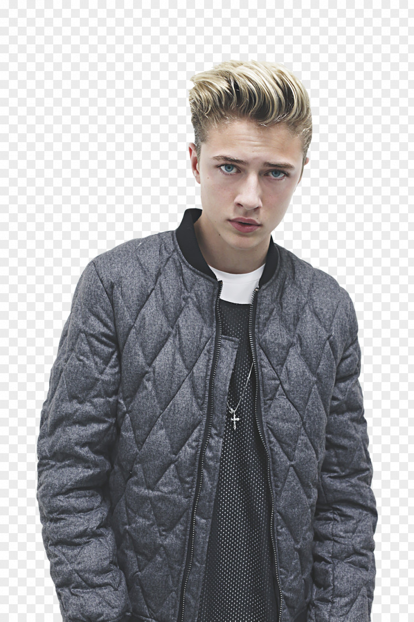Lucky Blue Smith Model Coat Outerwear Jacket PNG