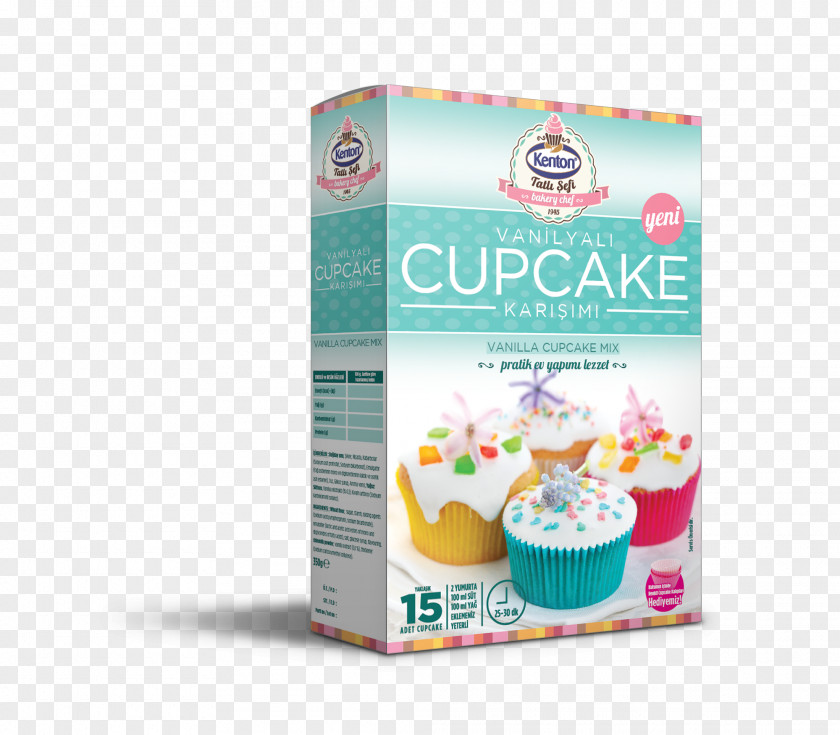 Box Mockup Cupcake Frosting & Icing Cream Sponge Cake Milk PNG