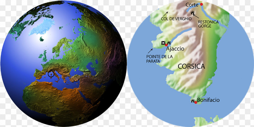 Globe Corsica Earth /m/02j71 World PNG