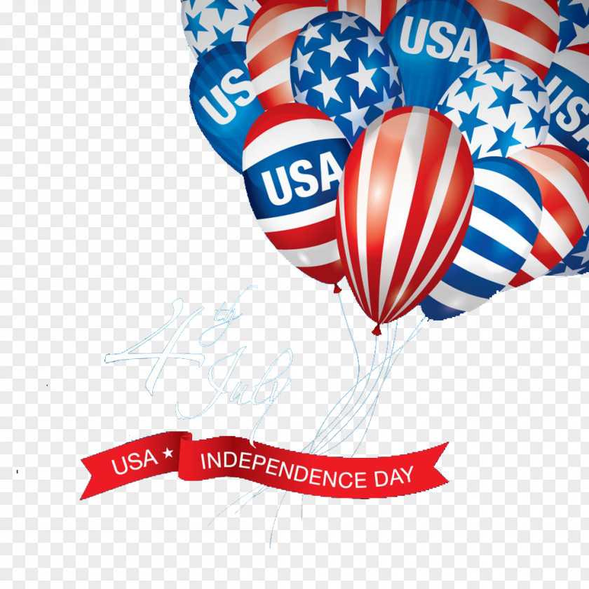 Independence Day Celebration Balloons Flag Of The United States Labor PNG