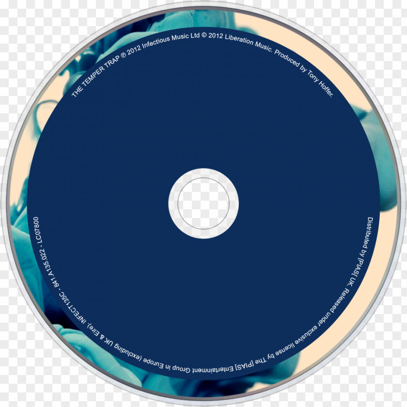 Compact Disc The Temper Trap Album Cover PNG