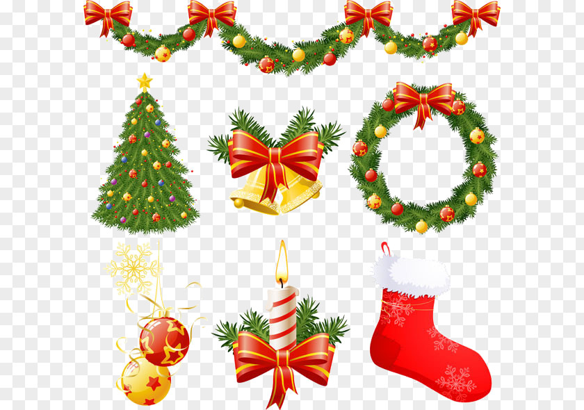 Creative Christmas Decoration Ornament Clip Art PNG