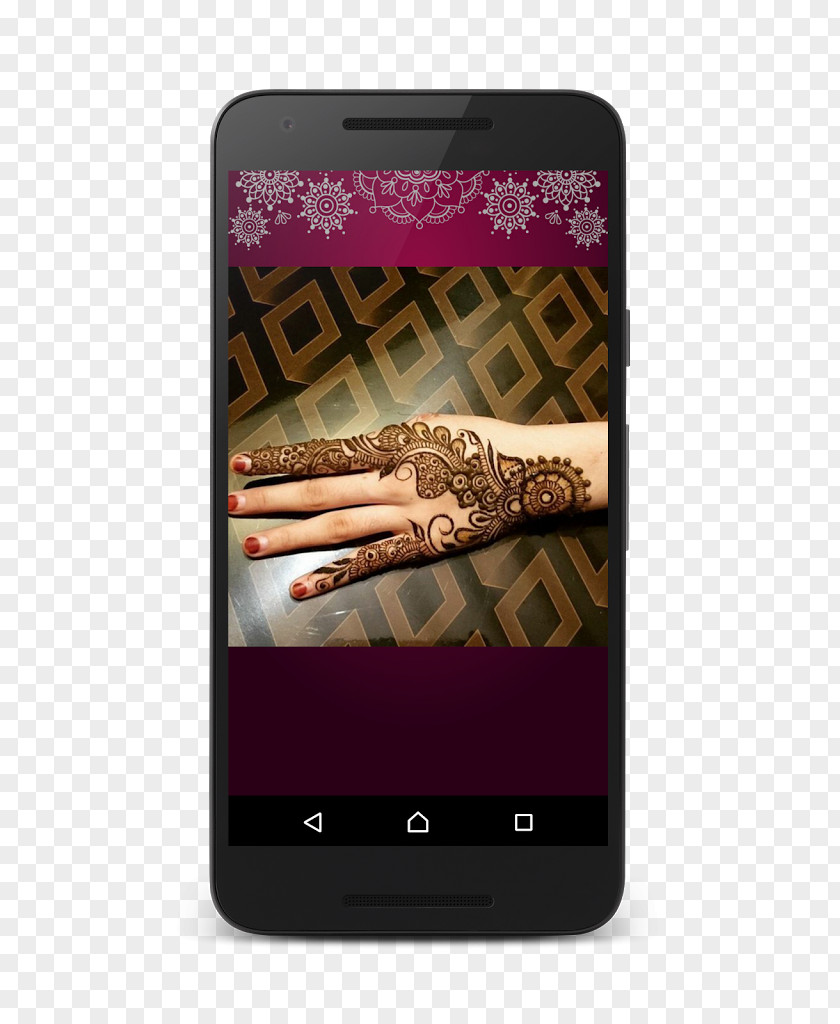 Design Mehndi Henna Tattoo Feature Phone PNG