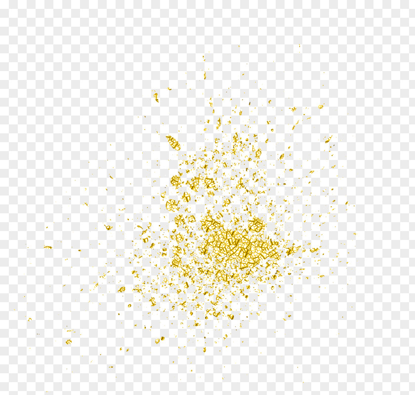 Gold Particles Light Particle PNG