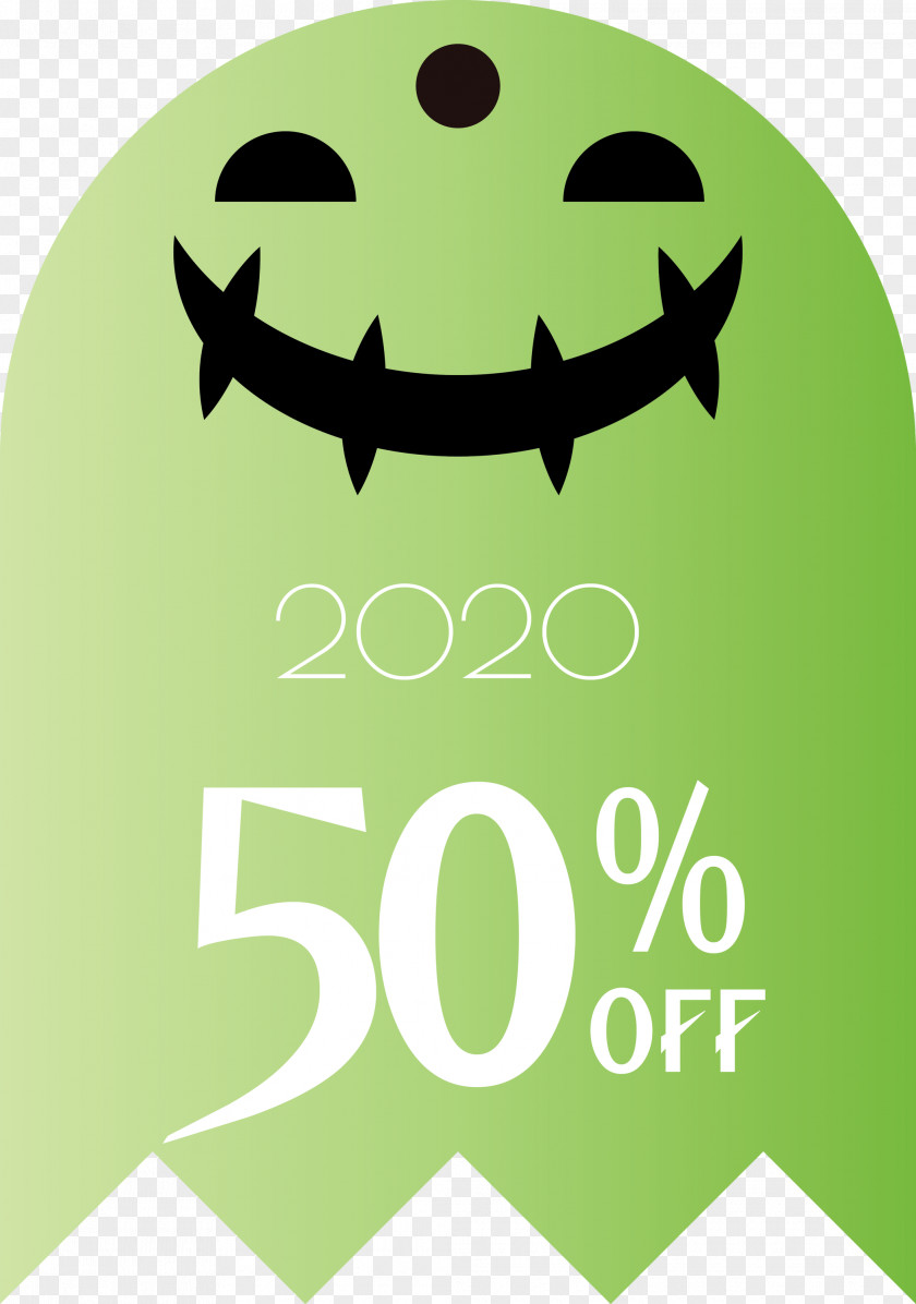 Halloween Discount Sales 50% Off PNG